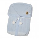 Saco para Bebé en punto Azul