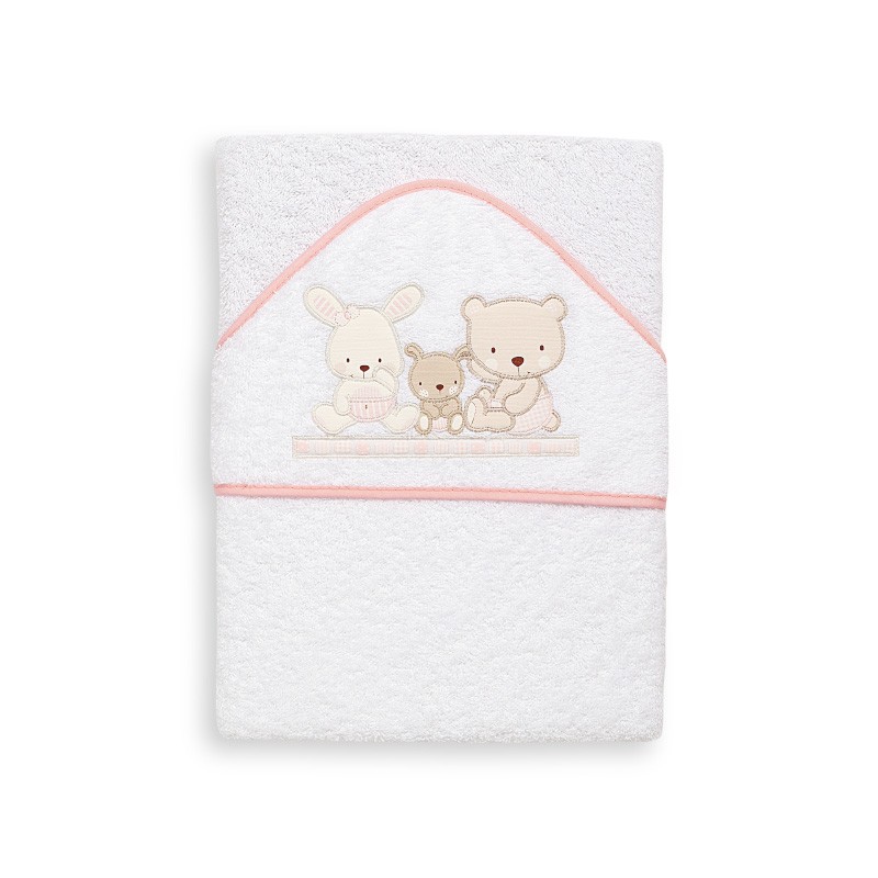 Capa de baño Love rosa