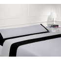Juego sábanas verano preto-cinza - Cama 135