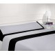 Juego sábanas verano preto-cinza - Cama 135