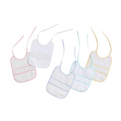 Babero Punto Cruz 12 uds. 20x25 Interbaby