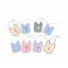 Babero Rizo 20x25 12 uds. Interbaby