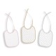 Babero Estampado Estrella 20x25 6 uds. Interbaby