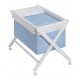 Minicuna Plegable Star Gris Azul Interbaby