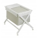 Minicuna Plegable Star Beige Bimbi Interbaby