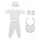 Set Bebé Primera Puesta 5 piezas Interbaby