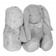 PELUCHE+MANTA MOD LAPIN GRIS