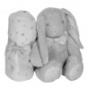 PELUCHE+MANTA MOD LAPIN GRIS