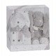 PELUCHE+MANTA MOD LAPIN GRIS