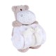 PELUCHE+MANTA MOD HIPOPOTAMO BEIG