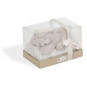 PELUCHE + MANTA MOD OSO TUMBADO BEIG