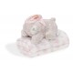 PELUCHE + MANTA MOD OSO TUMBADO ROSA