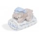 PELUCHE + MANTA MOD OSO TUMBADO AZUL