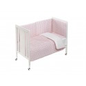 CUNA MONET PREMIUM+COORDINADO ESTRELLA MAR ROSA