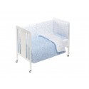 CUNA MONET PREMIUM+COORDINADO CORONA AZUL