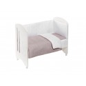 CUNA LOVELY PREMIUM+COORDINADO UNIVERSO BEIG