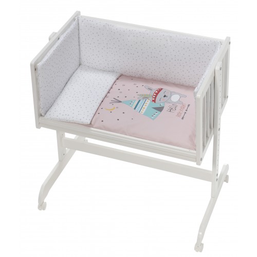 MINICUNA COLECHO MOD TIPI OSO ROSA