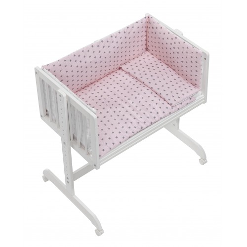 MINICUNA COLECHO+COORDINADO MOD ESTRELLA MAR ROSA