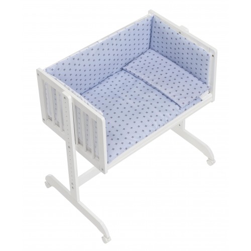 MINICUNA COLECHO+COORDINADO MOD ESTRELLA MAR AZUL