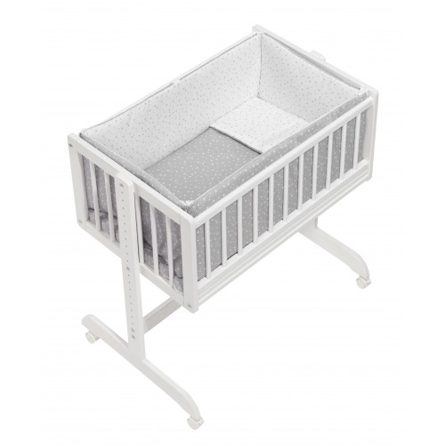 MINICUNA COLECHO+COORDINADO MOD UNIVERSO GRIS