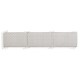 PROTECTOR CUNA LISO 40X185X3 CM BEIG