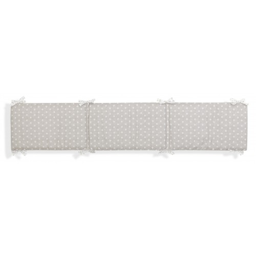PROTECTOR CUNA LISO 40X185X3 CM BEIG