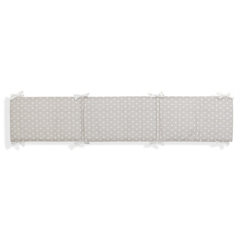 PROTECTOR CUNA LISO 40X185X3 CM BEIG