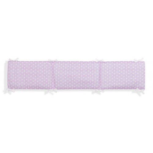 PROTECTOR CUNA LISO 40X185X3 CM ROSA