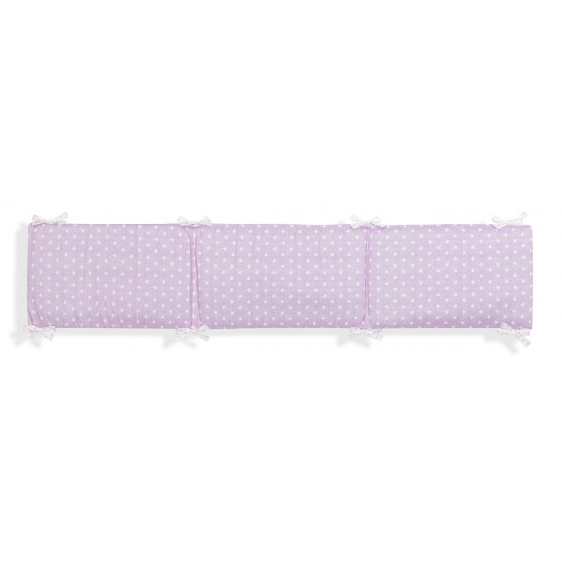 PROTECTOR CUNA LISO 40X185X3 CM ROSA