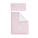 MINICUNA TIJERA+TEXTIL MOD ESTRELLA BORDADA ROSA