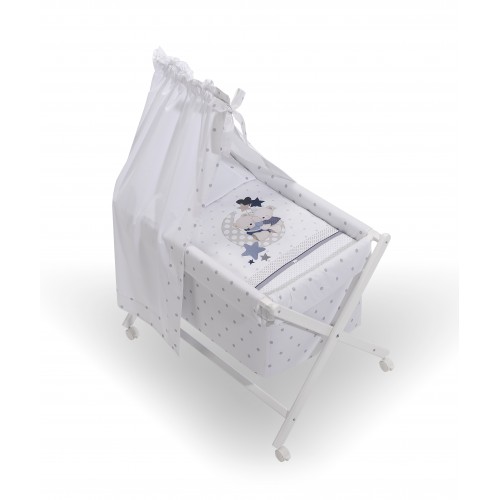MINICUNA BCO+TEXTIL+DOSELMOD AMOROSOS GRIS