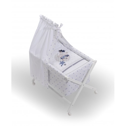 MINICUNA BCO+TEXTIL+DOSELMOD AMOROSOS AZUL