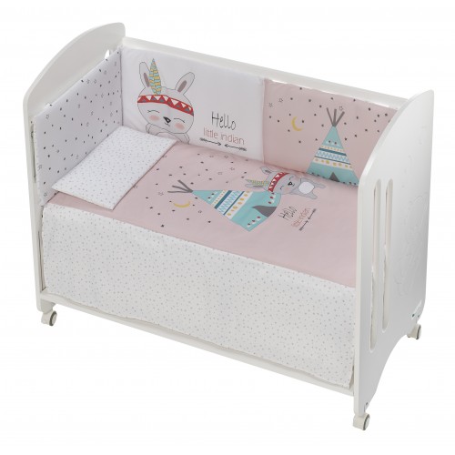 COORDINADO 3 PCS MOD TIPI OSO ROSA