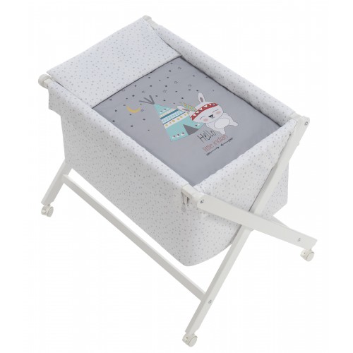 MINICUNA MADERA TIJERA MOD TIPI OSO GRIS