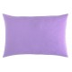 FUNDA DE ALMOHADA LILA LINO