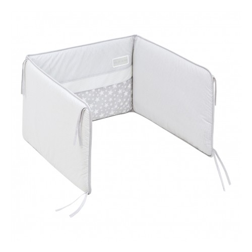 PROTECTOR CUNA 40X185X3STAR GRIS