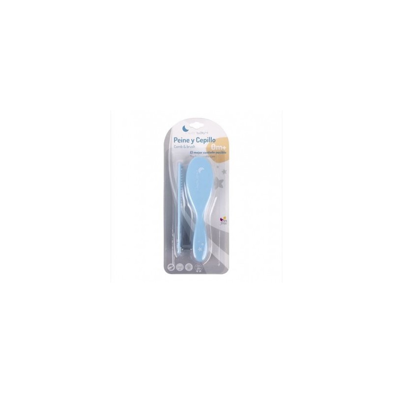 SET PEINE Y CEPILLO AZUL