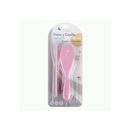 SET PEINE Y CEPILLO ROSA