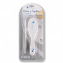 SET PEINE Y CEPILLO BLANCO