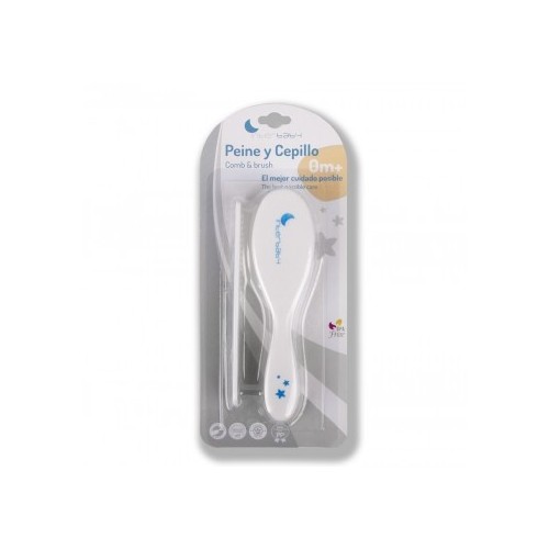 SET PEINE Y CEPILLO BLANCO
