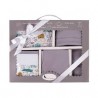 SET REGALO 5 PCS100% ALG T 0-6 MOD ANIMALITOS GRIS