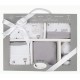 SET REGALO 5 PCS 100% ALGT 0-6 MOD INDIO GRIS