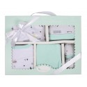 SET REGALO 5 PCS 100% ALGT 0-6 MOD INDIO VERDE