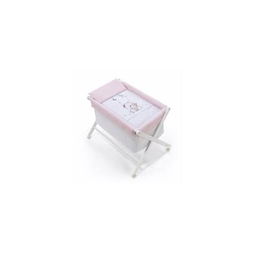 MINICUNA MADERA CRUZADA MODELO MOD.91242 COLUMPIO AZUL