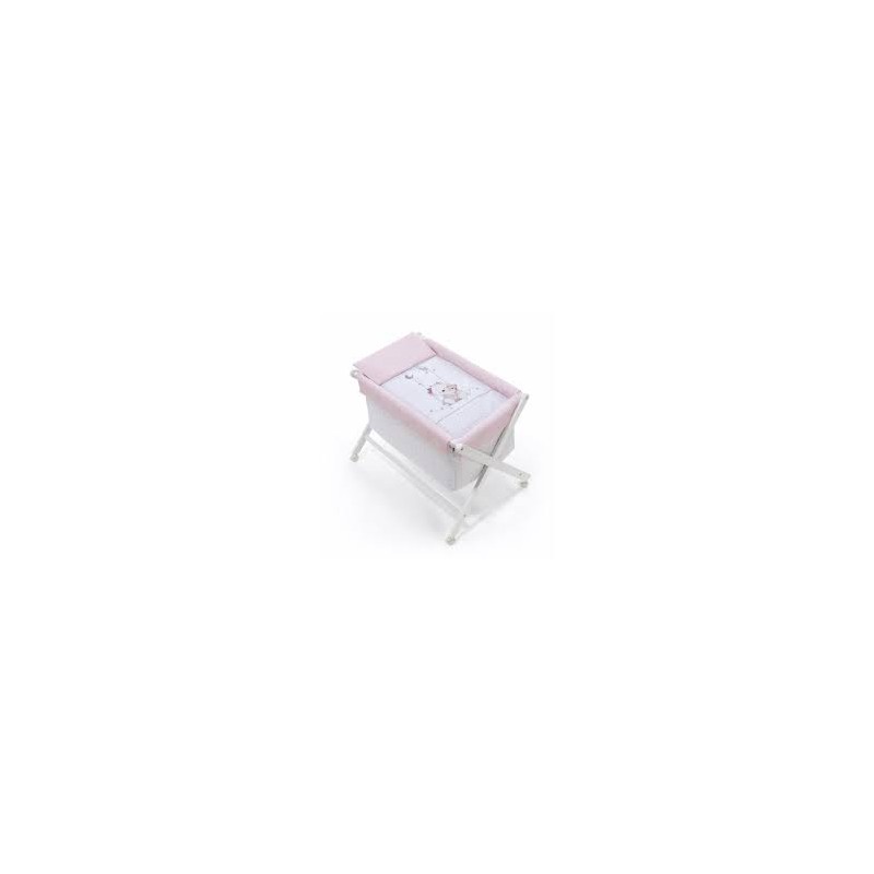 MINICUNA MADERA CRUZADA MODELO MOD.91242 COLUMPIO AZUL