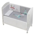 EDREDON CUNA 3 PIEZAS MODELO TIPI GRIS