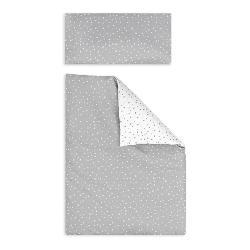 EDREDON CUNA 3 PIEZAS UNIVERSO GRIS