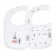 BABERO VELCRO MOD.CABAÑA 321 (PACK 2 UNI.) 20 X 30