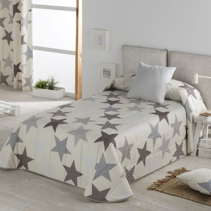 Colcha bouti Estrellas Beige