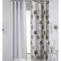 Cortina Estrellas Gris